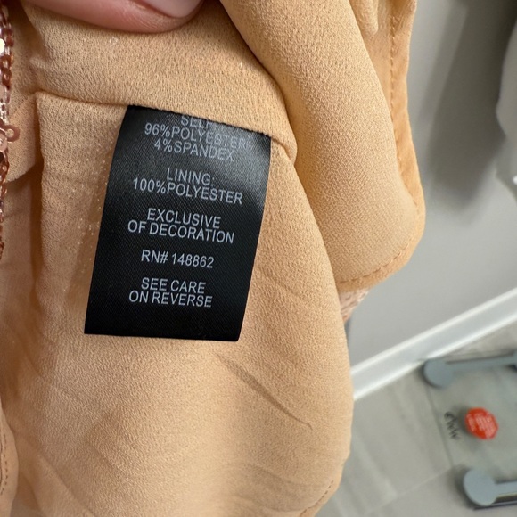 Sequin Rose Gold Top - Picture 6 of 9